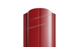 Штакетник Металл Профиль ELLIPSE-O (Закругленный) NormanMP 0,5 мм RAL 3011 Коричнево-красный купить в екатеринбурге