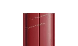 Штакетник Металл Профиль ELLIPSE-Т (Прямой) PURMAN 0,5 мм RAL 3011 Коричнево-красный купить в екатеринбурге