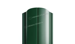 Штакетник Металл Профиль ELLIPSE-O (Закругленный) РЕ 0,4 мм RAL 6005 Зеленый мох купить в екатеринбурге