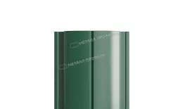 Штакетник Металл Профиль ELLIPSE-Т (Прямой) Полиэстер 0,45 мм RAL 6005 Зеленый мох купить в екатеринбурге