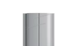 Штакетник Металл Профиль ELLIPSE-Т (Прямой) NormanMP 0,5 мм RAL 7004 Сигнальный серый купить в екатеринбурге