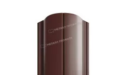 Штакетник Металл Профиль ELLIPSE-O (Закругленный) РЕ 0,4 мм RAL 8017 Шоколад купить в екатеринбурге