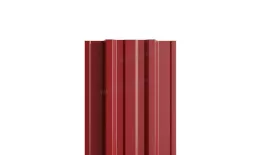 Штакетник Металл Профиль TRAPEZE-Т (Прямой) PURMAN 0,5 мм RAL 3011 Коричнево-красный купить в екатеринбурге