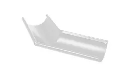 Угол желоба внутренний D125х90°. МП GS-lite. RAL 9003 Белый купить в екатеринбурге