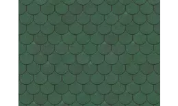 Гибкая черепица Docke STANDARD Кольчуга зеленый купить в екатеринбурге