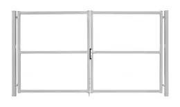 Ворота Colority Zinc Lock 2,0х3,5 RAL 7040 GL купить в екатеринбурге