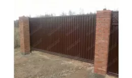 Ворота откатные Estet 2,0х4,5 RAL 8017 GL купить в екатеринбурге