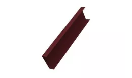 Декоративная накладка на столб жалюзи Milan,Tokyo 0,5 Velur RAL 3005 красное вино GL купить в екатеринбурге