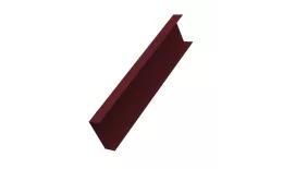 Декоративная накладка на столб жалюзи Milan,Tokyo 0,5 Velur RAL 3005 красное вино GL купить в екатеринбурге