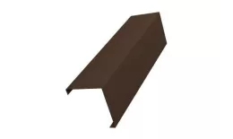 Декоративная накладка на столб угловая жалюзи Milan,Tokyo 0,45 PE-double с пленкой RAL 8017 шоколад GL купить в екатеринбурге