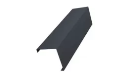 Декоративная накладка на столб угловая жалюзи Milan,Tokyo 0,5 Atlas с пленкой RAL 7024 мокрый асфальт GL купить в екатеринбурге