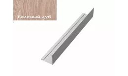 Планка завершающая 50х50 жалюзи Milan 0,45 Print Elite White Wood GL купить в екатеринбурге