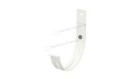 Держатель желоба карнизный МЕТАЛЛ ПРОФИЛЬ Foramina PUR D125х132 Ral 9010 купить в екатеринбурге