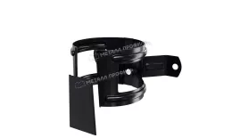 Держатель трубы МЕТАЛЛ ПРОФИЛЬ PURMAN BLACK EDITION D100 (на дерево) Ral 9005 купить в екатеринбурге