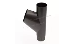 Тройник трубы МЕТАЛЛ ПРОФИЛЬ Foramina PUR D100 DarkBrown купить в екатеринбурге