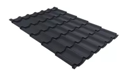 Металлочерепица GL Classic 0.5 Drap TX RAL 7024 мокрый асфальт купить в екатеринбурге