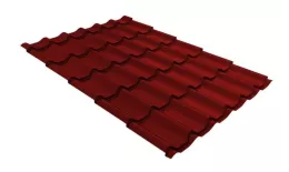 Металлочерепица GL Kamea 0,5 Rooftop Matte (Стальной Бархат) RAL 3011 коричнево-красный купить в екатеринбурге