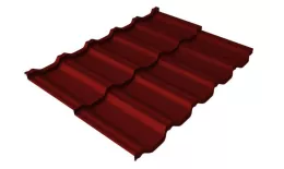 Металлочерепица GL Kvinta Uno 0,5 Rooftop Matte (Стальной Бархат) RAL 3011 коричнево-красный купить в екатеринбурге