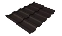 Металлочерепица GL Kvinta Uno 0,5 Satin RR 32 темно-коричневый купить в екатеринбурге