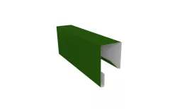 Планка П-образная заборная 17 0,45 PE с пленкой RAL 6002 лиственно-зеленый (3м) купить в екатеринбурге