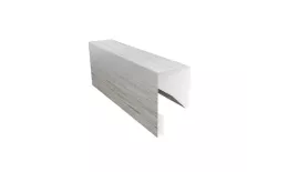 Планка П-образная заборная 17 0,45 Print Elite Snow Wood TwinColor (3м) купить в екатеринбурге
