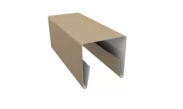 Планка П-образная заборная 20 0,45 Print Elite Milky Wood TwinColor (2,5м) купить в екатеринбурге