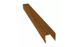 Планка П-образная заборная 20 0,45 Print Premium Golden Wood Fresh TwinColor (2,5м) купить в екатеринбурге