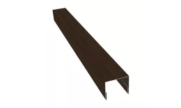 Планка П-образная заборная 24 0,45 Print Elite Coffee Wood TwinColor (2м) купить в екатеринбурге