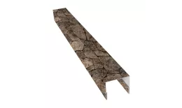 Планка П-образная заборная 24 0,45 Print Elite King Stone TwinColor (2,5м) купить в екатеринбурге