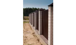 Колпак на столб 390х390мм 0,5 PurPro Matt 275 с пленкой RR 32 темно-коричневый купить в екатеринбурге