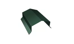Парапетная крышка угольная 250мм 0,5 Satin с пленкой RAL 6005 зеленый мох (3м) купить в екатеринбурге