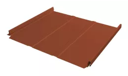Кликфальц Fin Line Grand Line 0,5 Satin Matt TX с пленкой на замках RAL 8004 терракота купить в екатеринбурге
