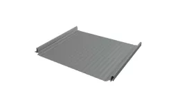 Кликфальц Pro Gofr Grand Line 0,5 GreenCoat Pural BT, matt с пленкой на замках RR 22 серый (RAL 7000 серая белка) купить в екатеринбурге
