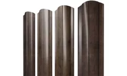 Штакетник Круглый фигурный 0,45 Print Elite Antique Wood TwinColor купить в екатеринбурге