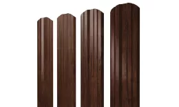 Штакетник Twin фигурный 0,45 Print Elite Cherry Wood TwinColor купить в екатеринбурге