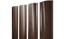 Штакетник Круглый с прямым резом 0,45 Print Elite Antique Wood TwinColor купить в екатеринбурге