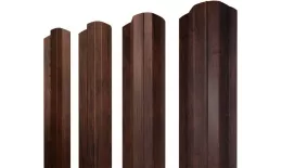 Штакетник Круглый фигурный 0,4 Print Premium Cherry Wood Fresh TwinColor купить в екатеринбурге