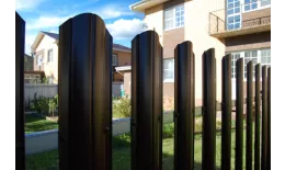 Штакетник Круглый фигурный 0,45 Print Elite Cherry Wood TwinColor купить в екатеринбурге