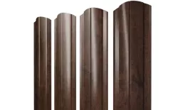 Штакетник Круглый фигурный 0,45 Print Premium Antique Wood TwinColor купить в екатеринбурге