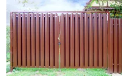 Штакетник Круглый фигурный 0,5 Satin Matt RAL 9005 черный купить в екатеринбурге
