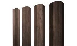 Штакетник М-образный А фигурный 0,45 Print Premium Almond Wood Fresh купить в екатеринбурге