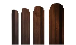 Штакетник П-образный А фигурный 0,45 Print Premium Cherry Wood Fresh TwinColor купить в екатеринбурге