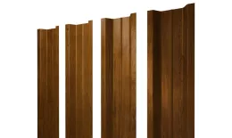 Штакетник П-образный В с прямым резом 0,45 Print Elite Golden Wood TwinColor купить в екатеринбурге