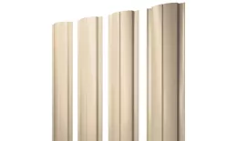 Штакетник Полукруглый Slim с прямым резом 0,45 Drap TX RAL 1015 светлая слоновая кость купить в екатеринбурге