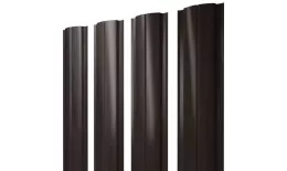 Штакетник Полукруглый Slim с прямым резом 0,45 Print Elite Coffee Wood Blesk TwinColor купить в екатеринбурге