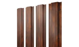 Штакетник Прямоугольный с прямым резом 0,45 Print Elite Chestnut Wood TwinColor купить в екатеринбурге