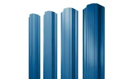 Штакетник Прямоугольный фигурный 0,4 PE RAL 5005 сигнальный синий купить в екатеринбурге