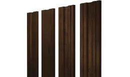 Штакетник Twin с прямым резом 0,45 Print Elite Chestnut Wood купить в екатеринбурге