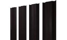 Штакетник М-образный В с прямым резом 0,45 Drap ST RAL 9005 черный купить в екатеринбурге