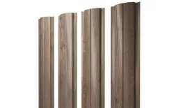 Штакетник Полукруглый Slim с прямым резом 0,45 Print-Double Elite White Wood купить в екатеринбурге